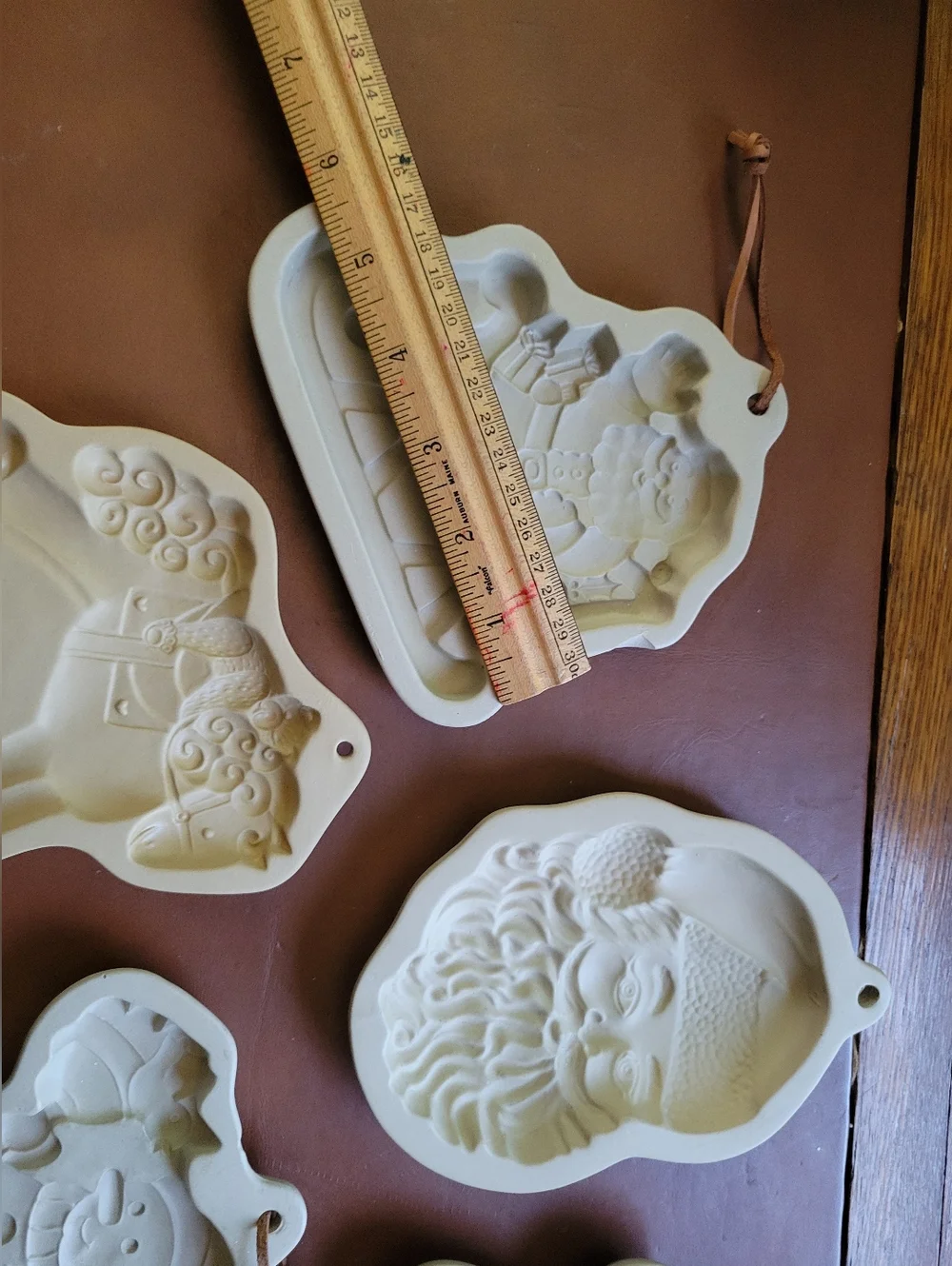 5 Christmas Holiday Ceramic Molds